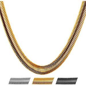Cuban Link Chain for Men Women, Circle Chain, Snake Chain, Stainless Steel